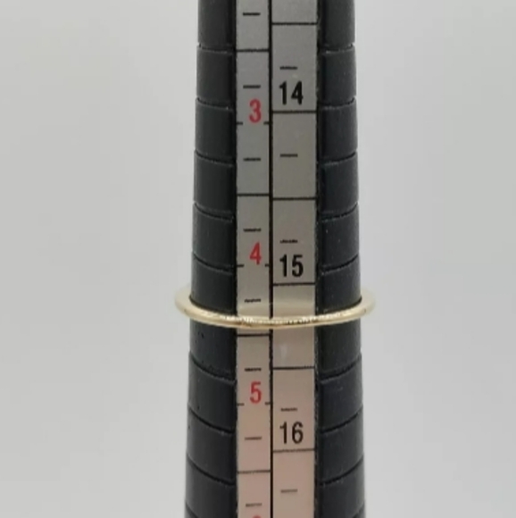 Samantha Tiara 10kt Yellow Gold Moonstone & Topaz Ring Sz.4 1/2 Like New - Picture 9 of 11